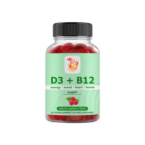 Gummies D3 B12 à Marque Blanche OEM avec Vitamine B12 pour une Énergie Douce et Durable, l'Amélioration de l'Endurance et le Soutien du Métabolisme et du Système Immunitaire - Product Image 1