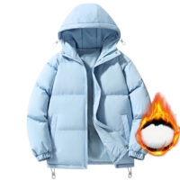 Veste d'hiver chaude et respirante, coupe-vent, personnalisable, avec fermeture éclair, épaisse et élégante, en duvet, pour homme, idéale pour les activités de plein air, résistante au froid