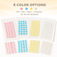 Patch anti-acné hydrocolloïde, autocollant respirant et imperméable pour le nez, le menton et les joues, utilisation nocturne