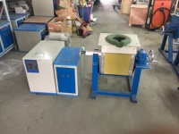 Four de fusion électrique 5 kg 1600°C 15 kW 380 V, four de fusion à induction pour métaux 5-80 kHz, four de fusion pour or et argent 10 kg