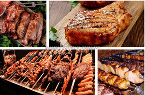 Machine à griller au charbon de bois de haute qualité, barbecue brésilien, <span class=keywords><strong>four</strong></span> à rôtisserie industriel, machine à churrasco brésilienne - Product Image 2