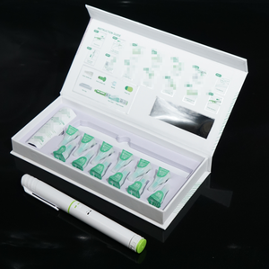 Custom Eco Friendly UV Printed Dosing <b>Pen</b> Packaging <b>Box</b> Art Paper Rectangle Gift <b>Box</b> for Beauty Tool Kits - Product Image 3