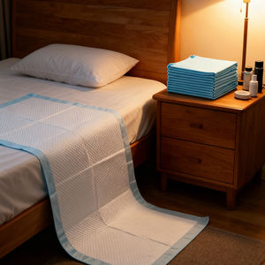 थोक 60 सेमी x 90 सेमी 100% कपास 5 प्लाई वयस्क डिस्पोजेबल वाटरप्रूफ उच्च अवशोषण पेशाब-पैड के तहत - Product Image 6