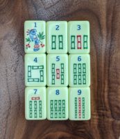 Crisloid 9 Florence Mahjong 152 Jeu de tuiles de mahjong en acrylique