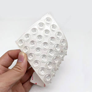 Offre Spéciale : Patins Tampons Adhésifs en Silicone pour Réfrigérateur, Anti-Collision, Butée de Porte, Protection Murale Transparente pour Armoire - Product Image 6