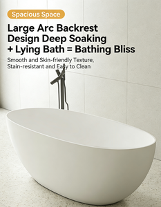 Baignoires d'angle en acrylique gain de place 1500 mm, design compact avec rangement intégré et base antidérapante - Product Image 3