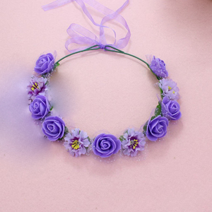 Coiffe de mariée, accessoire de voyage et de spectacle, bandeau de voyage en bord de mer, accessoire capillaire, couronne de mariée - Product Image 6