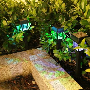 Lámpara Solar de Jardín para Exteriores, Impermeable, Encendido Automático al Anochecer, Luz Ambiental Nocturna - Product Image 3