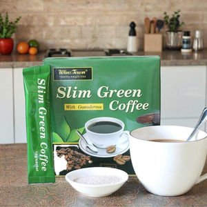 Commercio all'ingrosso dimagrante caffè verde 10g/bustine di erbe naturali dieta Private Label perdita di peso Keto Ganoderma caffè verde sottile - Product Image 1