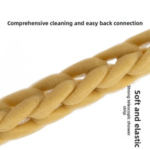 Toalla de baño y ducha para el hogar con forma de cinturón largo, de doble uso, suave y agradable para la piel - Product Image 2