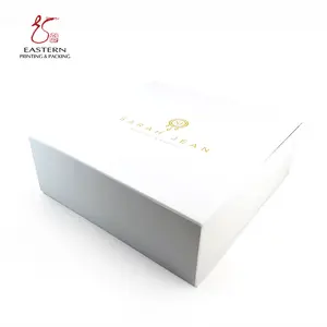Toptan kazak elbise hediye karton kutu özel soya mürekkep kot sneaker şarap şampuan fold logo ile ambalaj kutusu