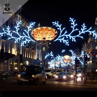 Luces Decorativas LED Comerciales 2D para Poste de Calle, Iluminación Navideña de Gran Tamaño para Paisajes