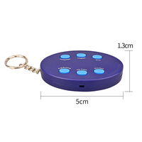 Porte-clés parlant personnalisable avec 6 sons pré-enregistrés Porte-clés en plastique personnalisé imprimé UV