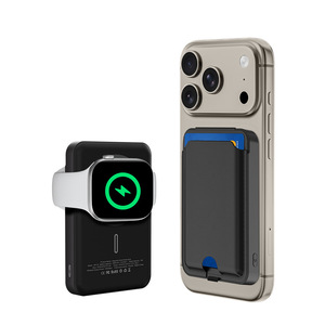 พาวเวอร์แบงค์แม่เหล็กไร้สาย 5000mAh พร้อมที่ใส่บัตรสำหรับนาฬิกา ชาร์จเร็ว - Product Image 1