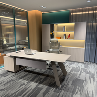 Bureaux modernes à haute performance, organisateurs de bureau, mobilier de bureau, ensemble table et chaise de bureau, bureau de direction pour PDG
