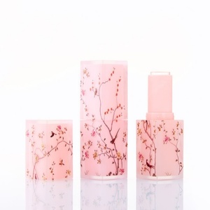 Spot Frosted 4G tubo de lápiz labial cuadrado estilo chino ABS clásico 3D impreso flor y patrones de pájaros tubo de lápiz labial para la <span class=keywords><strong>venta</strong></span> - Product Image 5