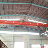 Pont roulant monopoutre à commande double (pendulaire et télécommandée) pour entrepôt et atelier de structure métallique
