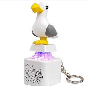 Nuevo Juguete Antiestrés con Botón <span class=keywords><strong>de</strong></span> Gaviota, Juguete Sensorial con <span class=keywords><strong>Sonido</strong></span> y Luz, Estilo Llavero Colgante - Product Image 4