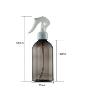 Bouteille pulvérisateur miniature à gâchette en plastique noir PET de 200 ml, 300 ml, 500 ml, pour jardin, avec pompe manuelle - Product Image 3