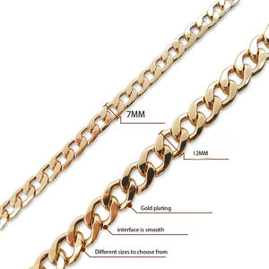 卸売 クロスボディ ハンドバッグ金具 120cm 60cm ショルダーストラップ バッグアクセサリー スリングパース メタルバッグチェーン - Product Image 3