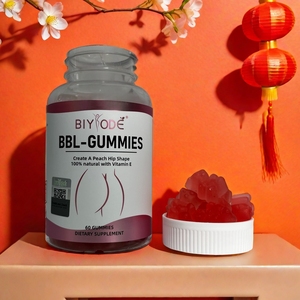 Gomitas Orgánicas Multiusos Herbal Extreme Curve con Extracto de Maca Negra y Raíz, Suplemento Dietético para Mujeres, Glúteos Más Grandes, Venta al Por Mayor - Product Image 2
