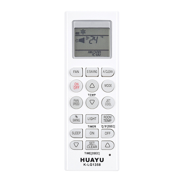 HUAYU K-LG1358 Fixed Code Universal Air Conditioner Remote Control for Air Conditioners
