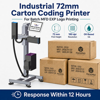 Imprimante de codage industrielle pour cartons 72 mm, pour impression de lots, dates de fabrication et logos IPS-6701