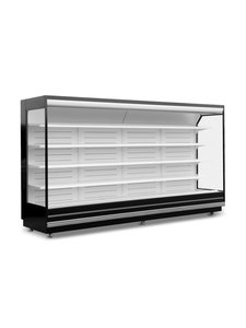 Exhibición del producto Refrigerador Gabinete de cortina de viento Refrigerador abierto <span class=keywords><strong>Supermercado</strong></span> con puerta de vidrio - Product Image 3