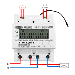 TOMZN 60A 90-300V TUYA WIFI Medidor de Energía Inteligente con Detección de Fugas kWh, Protector de Voltaje y Corriente, Temporizador, Interruptor de Circuito, RS485 - Product Image 3