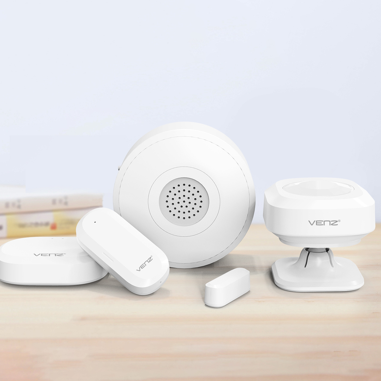 Tuya zigbee WirelessWired motion sensor Alarm Kit with PIR window siren sens Security alarm System