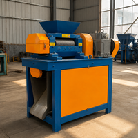Granulateur à double rouleau, capacité 3-10 kg/h, entièrement automatique, haute performance pour le traitement continu de poudre d'engrais composé