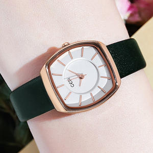 Reloj Elegante para Mujer con Esfera Cuadrada, Estilo Coreano, Correa de Cuero, Movimiento de Cuarzo, OEM/ODM - Product Image 6