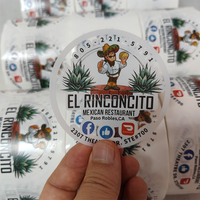 Etiquetas Adhesivas de Polipropileno (PP) Personalizadas, Resistentes al Agua, para Botellas de Bebidas, Etiquetas de Embalaje BOPP