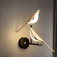 Lampe Œuf d'oiseau nordique minimaliste 39x29x12 cm – Création de designer unique et luxueuse pour salon, chambre à coucher, chevet ou porte.