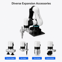 Robot Humanoide TEPKOBOT con IA Incorporada, Magician E6, Cobot de Escritorio de 6 Grados de Libertad, Alcance de 450 mm, Robot de Automatización para Manipulación de Muestras de Laboratorio