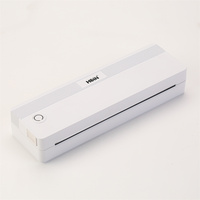 Printer Thermal Mini Portabel Ukuran A4 Nirkabel Tanpa Tinta dengan Baterai 2000mAh Resolusi Tinggi 203dpi Tersedia