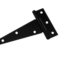 Charnière en T personnalisée galvanisée par poudrage, durable, pour portes d'armoires et portails, antirouille, quincaillerie de meubles