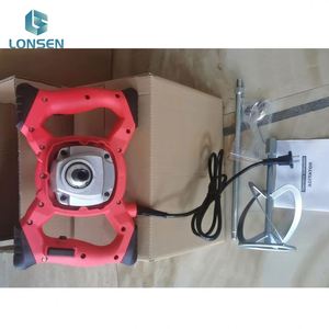Agitateur rotatif électrique portatif en acier, 6 vitesses réglables, haute efficacité, capacité 2L, moteur 2kW, mélangeur pour peinture, ciment, mastic, poudre - Product Image 2
