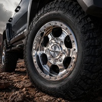 Jantes tout-terrain forgées mesure pour Hummer H2 H3 17 18 20 22", design robuste 4x4, 12 000T, T6061-T6, homologuées JWL