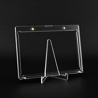 Vente en gros : Étui de présentation de cartes en acrylique transparent avec protection UV, porte-cartes magnétique One-Touch à 2 ou 3 emplacements pour cartes de football et de baseball