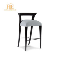 Tabouret de bar moderne de luxe en acier inoxydable, réglable, avec dossier pivotant et revêtement en cuir nubuck, pour la maison, le bar, la salle à manger ou l'hôtel
