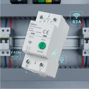 Protector de Riel DIN Inteligente KINEE WiFi VA para Hogar Inteligente, Interruptor Inteligente Ajustable de 2P 1-63A, CA 220/110V, con Monitoreo de Energía - Product Image 2