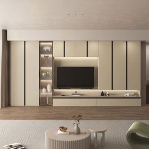 Meuble de salon moderne simple Meuble TV Meuble TV américain Cheminée de style design européen et américain - Product Image 1