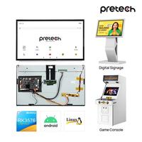 RK3576 21.5 Inch Android Linux Open Frame HMI Kit Touch Screen Display for Self Service Kiosk POS Big Size Digital Signage