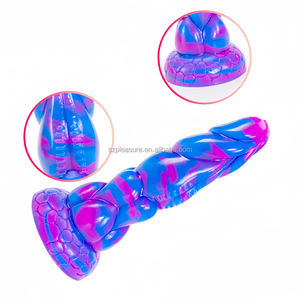 Consolador Anal grande al por mayor monstruo realista 8,26 pulgadas consolador de succión fuerte tapón Anal - Product Image 5