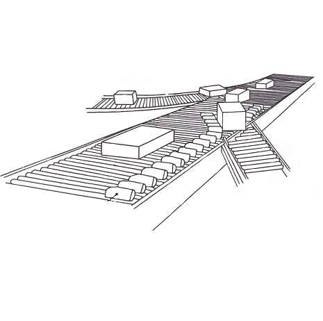 Гладкий и мягкий слайдер сортировщик для транспортировки бытовой техники