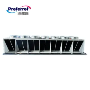 Custom Design Air Cooled Condensers Industrial Air Conditioner Dry Air Cooler With Water Wall