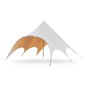 Tente de <span class=keywords><strong>camping</strong></span> extérieure beige en tissu Oxford, une chambre, imperméable et pare-soleil, vente directe du fabricant - Product Image 5