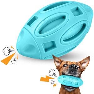 Cane Squeaky Giocattoli per Chewers Aggressivi di Gomma Puppy Chew Sfera con <span class=keywords><strong>Squeaker</strong></span>, Quasi Indistruttibile e Durevole Pet Giocattolo - Product Image 2