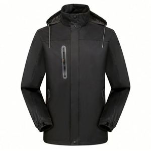 Veste d'hiver sur mesure pour homme Design Factory, manteau léger et tendance, vente en gros, veste d'hiver d'extérieur avec fermeture éclair et capuche - Product Image 3